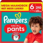 Pampers - Baby Dry Pants - Maat 6 - Mega Maandbox - 210 Stuks - 15+ Kg