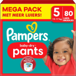 Pampers - Baby Dry Pants - Maat 5 - Mega Pack - 80 Stuks - 12/17 Kg