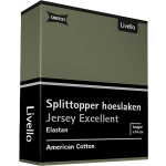 Livello Hoeslaken Splittopper Jersey Excellent Green 140 X 200 Cm - Groen