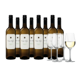 Wijnvoordeel Wijnpakket Casa Safra Verdejo 8 flessen + 4 glazen