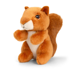 Keel Toys Pluche Knuffel Dier Rode Eekhoorn 12 Cm - Knuffeldier