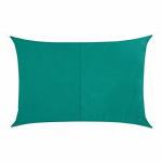 Polyester Schaduwdoek/zonnescherm Curacao Rechthoekig Mint 3 X 4 Meter - Schaduwdoeken - Groen