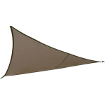 Polyester Schaduwdoek/zonnescherm Curacao Driehoek Taupe 3 X 3 X 3 Meter - Schaduwdoeken
