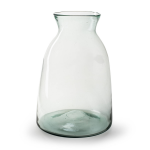 Jodeco Bloemenvaas - Eco Glas Transparant - H40 X D27 Cm - Vazen