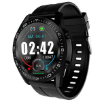 Adwear Swi12 Smartwatch - Klassiek Rond Design - Aluminium - Zwart