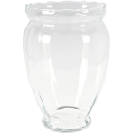 H&S collection Bloemen Vaas Transparant - Glas - D21 X H35 Cm - Vazen