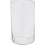 H&S collection Bloemen Vaas Transparant - Glas - H22 Cm - Vazen
