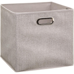 Opbergmand/kastmand 29 Liter Linnen 31 X 31 X 31 Cm - Opbergmanden - Beige