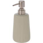 Items Zeeppompje/zeepdispenser Van Keramiek 300 Ml - Zeeppompjes - Beige