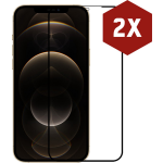 2-pack Kratoshield Iphone 12 Pro Max Screenprotector - Gehard Glas - Full Cover
