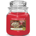 Yankee Candle Geurkaars Medium Peppermint Pinwheels - 13 Cm / ø 11 Cm - Rood