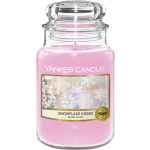 Yankee Candle Geurkaars Large Snowflake Kisses - 17 Cm / ø 11 Cm - Roze