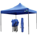 MaxxGarden Easy-up Partytent - 3x3m - Stalen Frame - Blauw