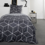 Today Malo Katoenen Bedset Voor 1 Persoon - 140 X 200 Cm - Grey Print