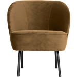 BePureHome Vogue Fauteuil - Fluweel - Honing - 69x57x70 - Geel