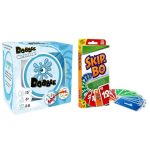 Mattel Spellenbundel - Kaartspel - 2 stuks - Dobble Beach Waterproof & Skip-Bo
