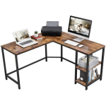 Nancy&apos;s Lenox Hill Bureau - Werktafel - Kantoortafel - Bureaus 138 x 138 x 75 cm - Bruin