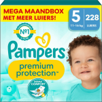 Pampers - Premium Protection - Maat 5 - Mega Maandbox - 228 stuks - 11/16 KG