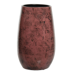 Decoris Bloemenvaas - terracotta - donker - D19 x H30 cm - Vazen - Roze