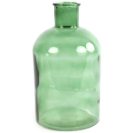 Countryfield Vaas - mint - glas - apotheker fles vorm - D17 x H30 cm - Vazen - Groen