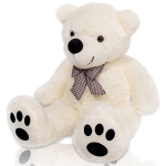 Teddybeer ""Tommy"" wit, 170 cm, knuffelbeer, pluche beer, valentijnsdag, cadeau, kado