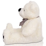 Teddybeer ""Tommy"" Wit, 140 cm, knuffelbeer, pluche beer, valentijnsdag, cadeau, kado