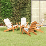 vidaXL 5-delige Loungeset Adirondack massief acaciahout - Bruin