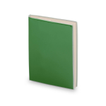 Notitieblokje zachte kaft met plastic hoes 10 x 13 cm - Notitieboek - Groen
