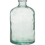 Atmosphera bloemenvaas Apotheker Fles model - transparant - glas - H32 x D18 cm - Vazen