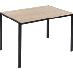 Beliani NEWFIELD - Eettafel-Lichte houtkleur-MDF - Bruin