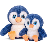 Keel Toys Pluche knuffel dieren pinguins familie setje 16 en 25 cm - Knuffeldier