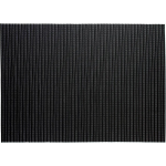 Douche/bad anti-slip vloermat badkamer - pvc schuim 90 x 65 cm - rechthoek - Badmatjes - Negro