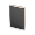 Notitieblokje zachte kaft met plastic hoes 10 x 13 cm - Notitieboek - Zwart