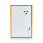 Zeller Whiteboard/memobord magnetisch incl. marker en magneten - 40 x 60 cm Whiteboards - Oranje