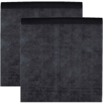 Santex Feest tafelkleed op rol - 2x 120 cm x 10 m - non woven polyester - Feesttafelkleden - Zwart