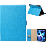 Fonu Premium Leren Boekmodel hoes iPad 10 - 10.9 inch - Blauw