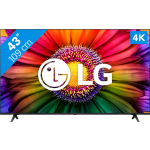LG - TV LED 108 Cm (43") 43UR80006 4K, HDR10, Dolby Digital Plus, Smart TV, WebOS23
