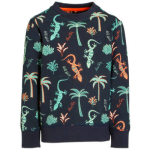 Orange stars Sweater - Blauw