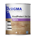 Sigma WoodProtect 2 in 1 Classic Satin - Mengkleur - 1 l