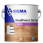Sigma WoodProtect 2 in 1 Classic Satin - Mengkleur - 2,5 l