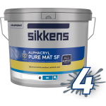 Sikkens Alphacryl Pure Mat SF - Mengkleur - 5 l