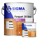 Sigma Parquet 2K Satin - Kleurloos - 2,5 l