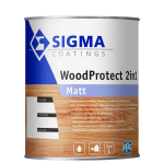 Sigma WoodProtect 2 in 1 Matt - Mengkleur - 1 l