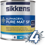 Sikkens Alphacryl Pure Mat SF - Mengkleur - 1 l