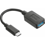 Trust USB-C-naar-USB-3.0-kabel - Zwart