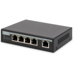 Digitus DN-95330 netwerk-switch Unmanaged Gigabit Ethernet (10/100/1000) Power over Ethernet (PoE) - Negro