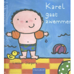 Clavis Uitgeverij Karel pretpakket( Karel gaat zwemmen + stickerboek Karel + strandbal)