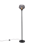 QAZQA Design vloerlamp 26 cm - Sarella - Zwart