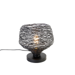 QAZQA Design tafellamp 26 - Sarella - Zwart