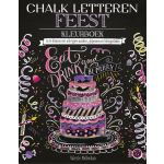 Chalk letteren - Feest kleurboek